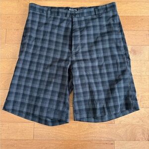 Mike Weir Plaid Athletic Golf Shorts
